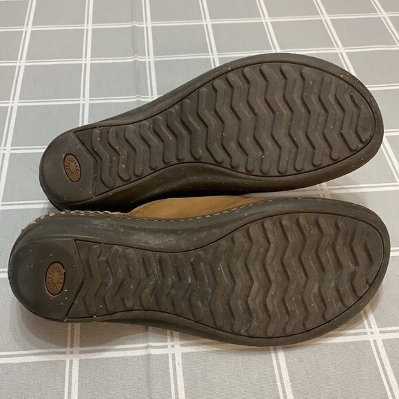 UGG Kohala 5135 Brown Sheepskin Lined Suede Slip On Clog Shoes Size 9 Women’s - Picture 11 of 14